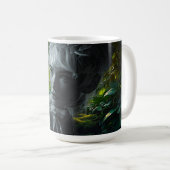 Dschungel-Muse Kaffeetasse (VorderseiteRechts)