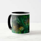 Dschungel mustert Kunst-Tasse Tasse (Vorderseite Links)