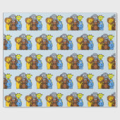 Dschungel oder Zootiere - Geschenkwrap Geschenkpapier (Flach)