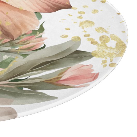 Dschungel-Orchid-Blume Schneidebrett (Ecke)