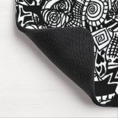 Dschungel-Ozean-Gekritzel Mousepad (Ecke)