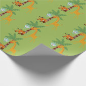 Dschungel-Packpapier Geschenkpapier (Ecke)