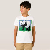 Dschungel-Panda-Bär T-Shirt (Vorne ganz)