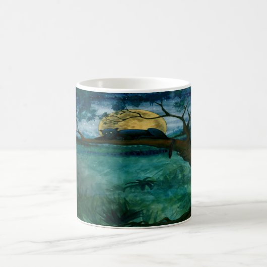 Dschungel Panther Kaffeetasse (Mittel)
