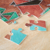Dschungel Panther Original Abstrakt Kunst Puzzle (Seite)