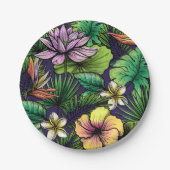 Dschungel Pappteller (Vorderseite)