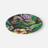 Dschungel Pappteller (Schrägansicht)