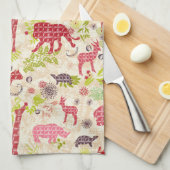 Dschungel-Paradies Handtuch (Viertel Falte)