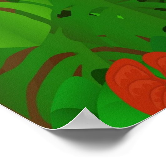 Dschungel Poster (Ecke)