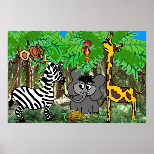 Dschungel Poster (Vorne)