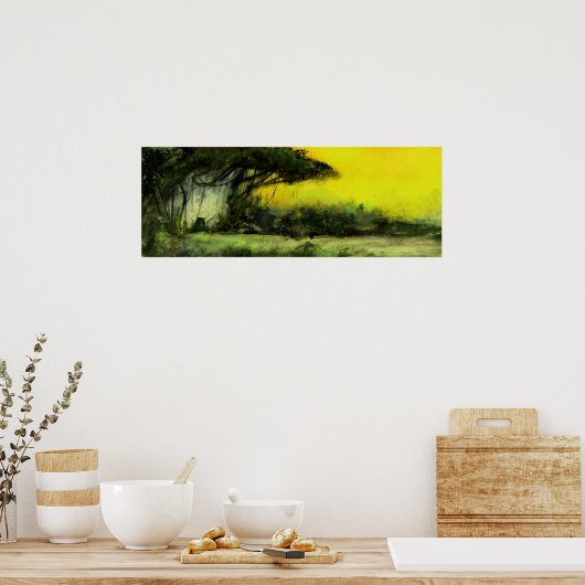 Dschungel Poster (Küche)