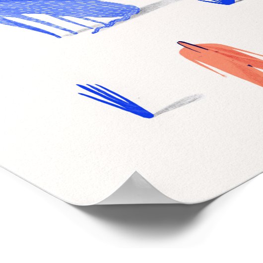 Dschungel Poster (Ecke)