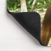 Dschungel-Primat-tierischer glücklicher Mousepad (Ecke)