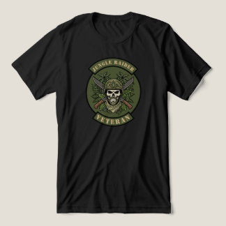 Dschungel-Reiter-Spezialeinheiten Veteran Totenkop Tri-Blend Shirt