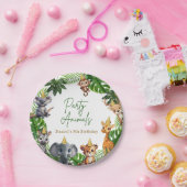Dschungel-Safari-Kinder-Geburtstagsfeier-Papiertel Pappteller (Party)