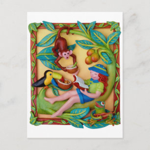 Dschungel-Safari Postkarte