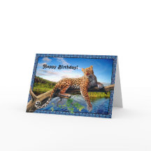 Dschungel-Schönheits-Gelegenheits-Karte