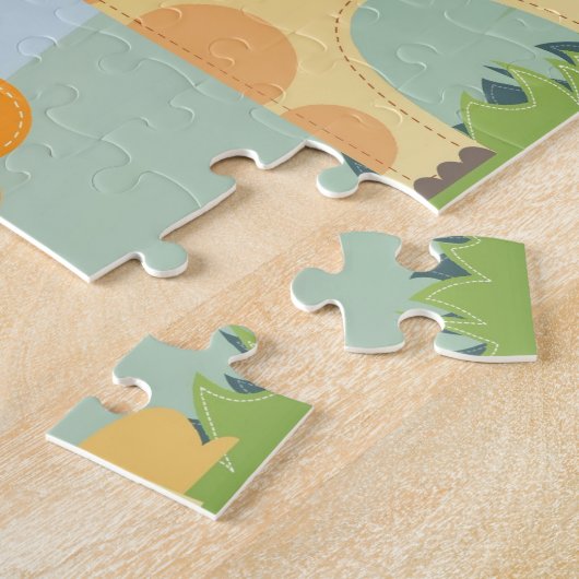 Dschungel-Spaß Puzzle (Seite)