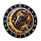 Dschungel-Stallion-Zimmermeisterwerk Dartscheibe (vorne)