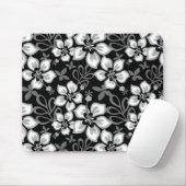 Dschungel-Surf-Muster in Schwarz Mousepad (Mit Mouse)