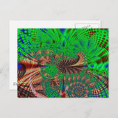 Dschungel tagsüber postkarte (Vorne/Hinten)