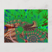 Dschungel tagsüber postkarte (Vorderseite)
