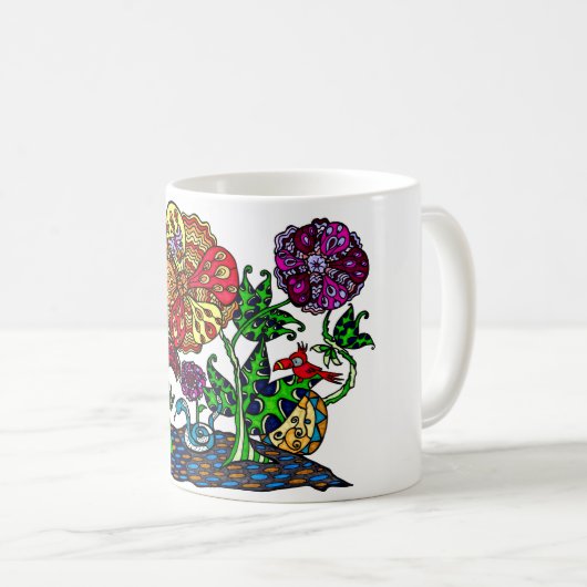 Dschungel-Tasse Kaffeetasse (VorderseiteRechts)