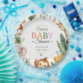 Dschungel-Themen-Baby-Party Pappteller (Party)