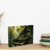 Dschungel-Themen-Kunstwerk Acryl Fotoblock