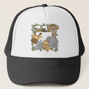 Dschungel-Tier-T-Shirts und Geschenke Truckerkappe