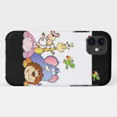 Dschungel-Tiere Case-Mate iPhone Hülle (Rückseite (Horizontal))