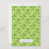 Dschungel-Tiersafari-Geburtstags-Einladung Einladung (Rückseite)