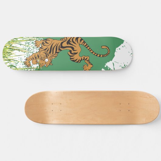 Dschungel-Tiger Skateboard (Horizontal)