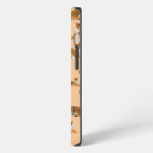 Dschungel-Tiger-Tiermuster iPhone Hülle (Linke Seite)