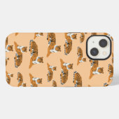 Dschungel-Tiger-Tiermuster iPhone Hülle (Rückseite (Horizontal))