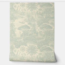 Dschungel-Toile-Muster tropisches szenisches Desig Tapete