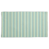 Dschungel Tropical Palm Tree Blätter & Streifen Mu Kissenbezug (Vorderseite-Rechts)