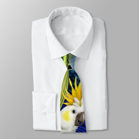Dschungel-Vogel-Gesichter Krawatte (Gebunden)