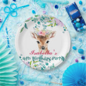 Dschungel von niedlichen Hirschzoos Pappteller (Party)