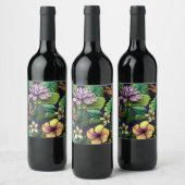 Dschungel Weinetikett (Flaschen)