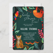 Dschungel-Wildlife-Baby-Party