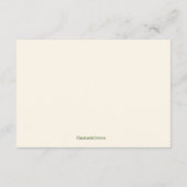 Dschungel-WindelRaffle, Safari-Windelraffle-Karte Begleitkarte (Rückseite)