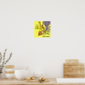 Dschungel, Zootiere Poster (Küche)