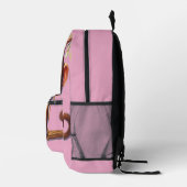 Dschungelaffe Schwingen auf Baummonogramm Kinder r Bedruckter Rucksack (Rechts)