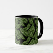 Dschungelblätter Kaffeetasse (VorderseiteRechts)