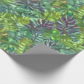 Dschungelblättermuster Geschenkpapier (Ecke)