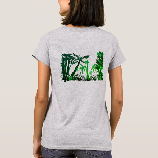 Dschungelblätterung T-Shirt (Rückseite)