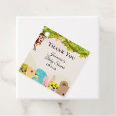 Dschungelblättrige Affenspielzeug Babydusche Geschenkanhänger (Beispiel)