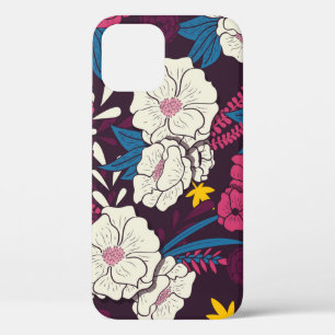 Dschungelblumen mit Schlangen im Vintage-Muster, t Case-Mate iPhone Hülle