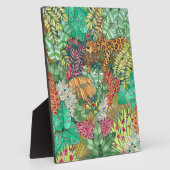 Dschungeldekor Fotoplatte (Seite)